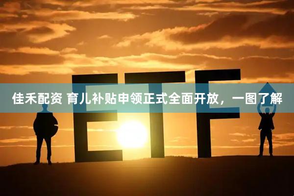 佳禾配资 育儿补贴申领正式全面开放，一图了解